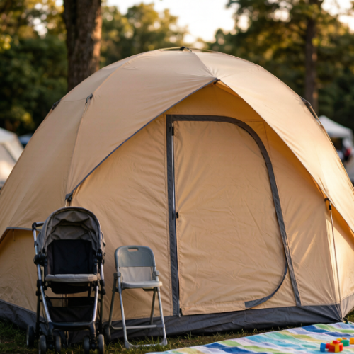 Magnetic Door Family Tent Set
