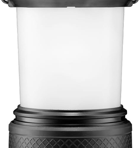 1000 Lumen Rechargeable Emergency Camping Lantern with Warm, Day, Red & Red Flashing Mode, Foldeable Handle, 15 Hours of Runtime