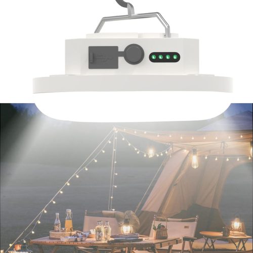 5000LM Rechargeable LED Camping Lantern,10050mAh, 3 Lighting Modes,Battery Power, Portable Tent Camping Lighting , IPX5 Waterproof Hanging Camping Light for Power Outages ,Hurricane,Car Repair