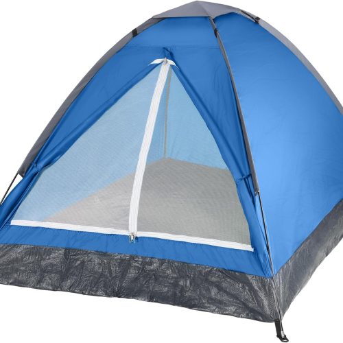 2 Person Camping Tent with Rain Fly and Carrying Bag - Lightweight Outdoor Pop Up Tents for Camping Essentials, Music Festivals, Backpacking, Hiking, or Beach Shelter by
