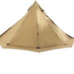 Hot Tent with Stove Jack, 4 Season, Waterproof Windproof, 1 4 People, for Camping, Hiking
