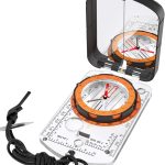 Orienteering Compass with Mirror for Hiking Survival Camping Backpacking Map Navigation for Boy Scout Kids Gifts