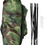 1 2 Person Ultralight Camouflage Tent, Water Resistant, with Mesh Roof Ventilation