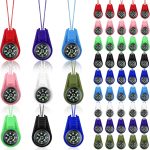 Mini Pocket Compass Keychain Lanyard for Kids Hiking Survival Boy Scout Party Favor Bulk